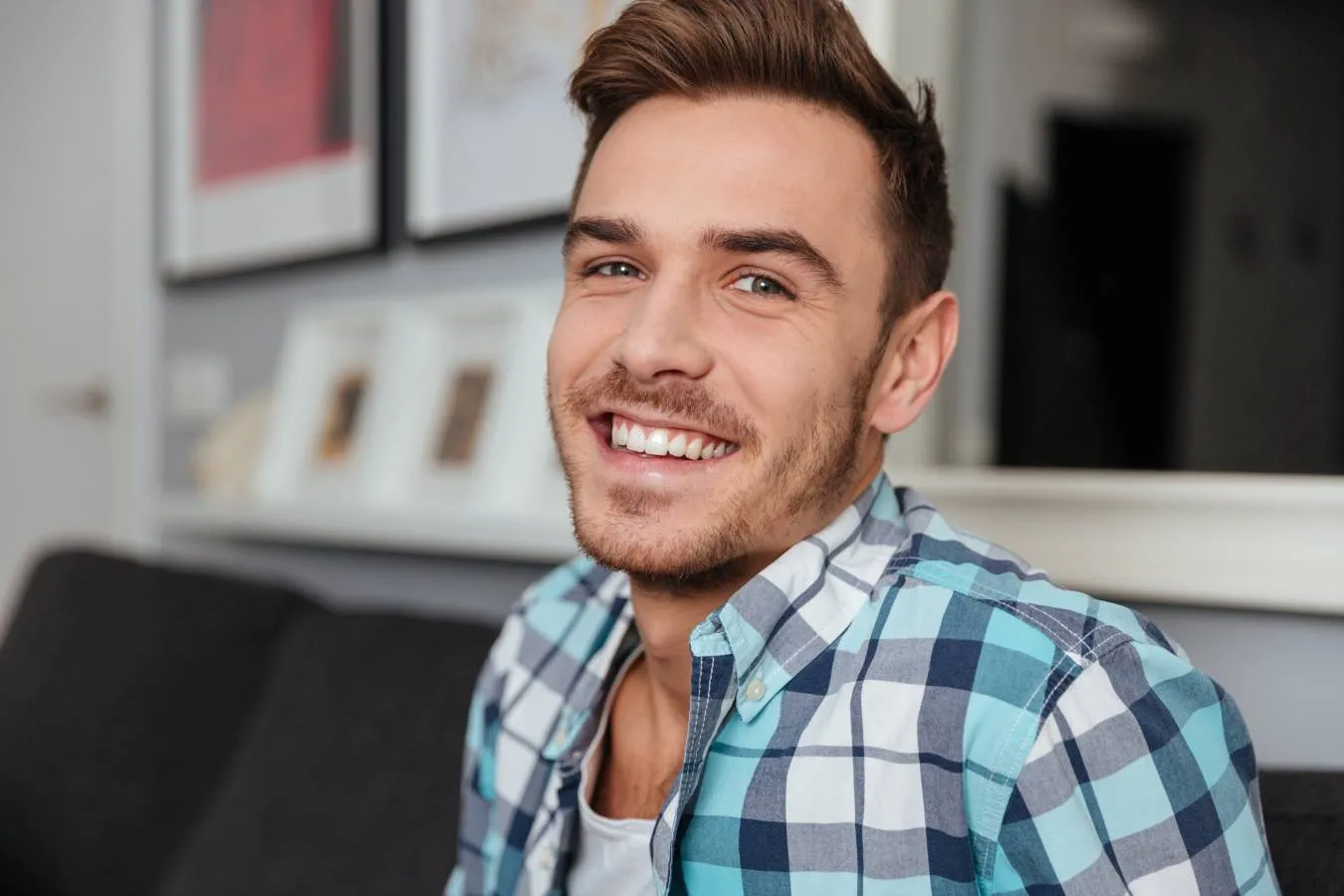 man with braces